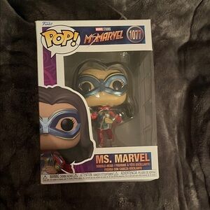Funko Ms. Marvel Pop Figure with Blue and Red Costume